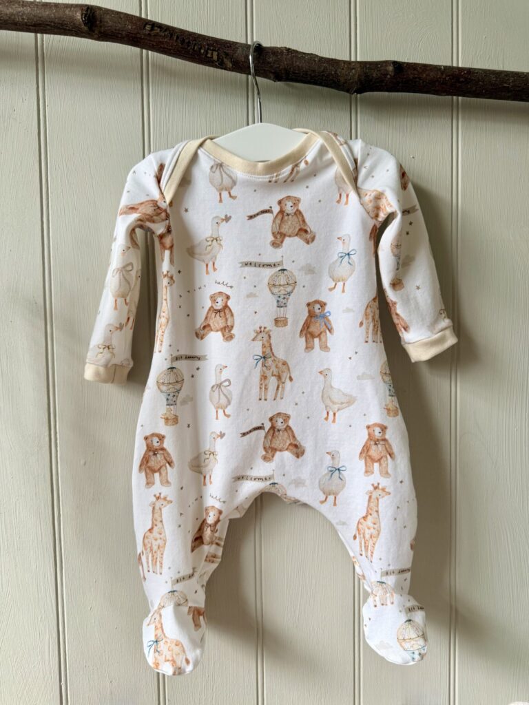 Rabbit & Hare Big Dreams Collection Babygrow - Organic baby clothing UK