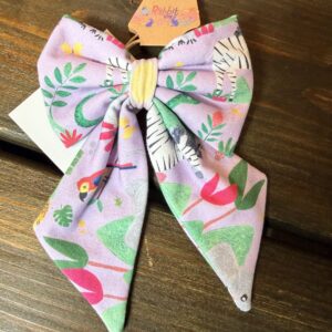 Rabbit & Hare Jungle Collection Hair Bow - Organic baby clothing UK