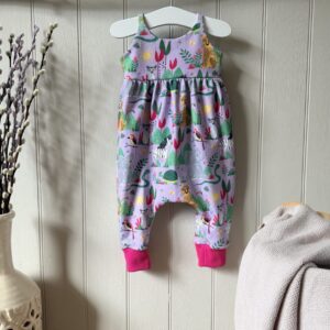 Rabbit & Hare Jungle Collection Tulip Romper - Organic baby clothing UK