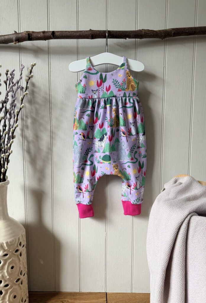 Rabbit & Hare Jungle Collection Tulip Romper - Organic baby clothing UK