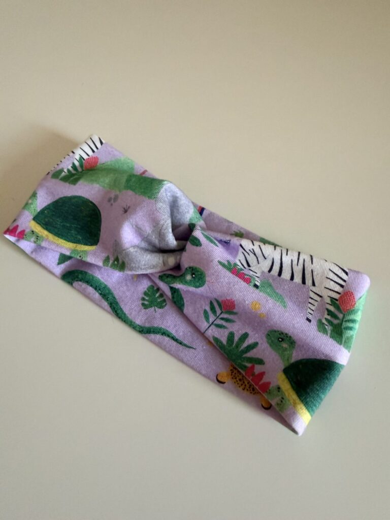 Rabbit & Hare Jungle Collection Twist Headband - Organic baby clothing UK