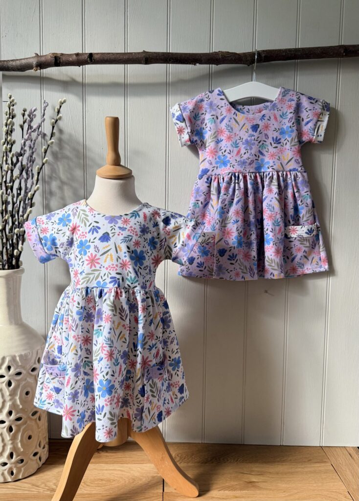 Rabbit & Hare Meadow Collection Daisy Dress - Organic baby clothing UK