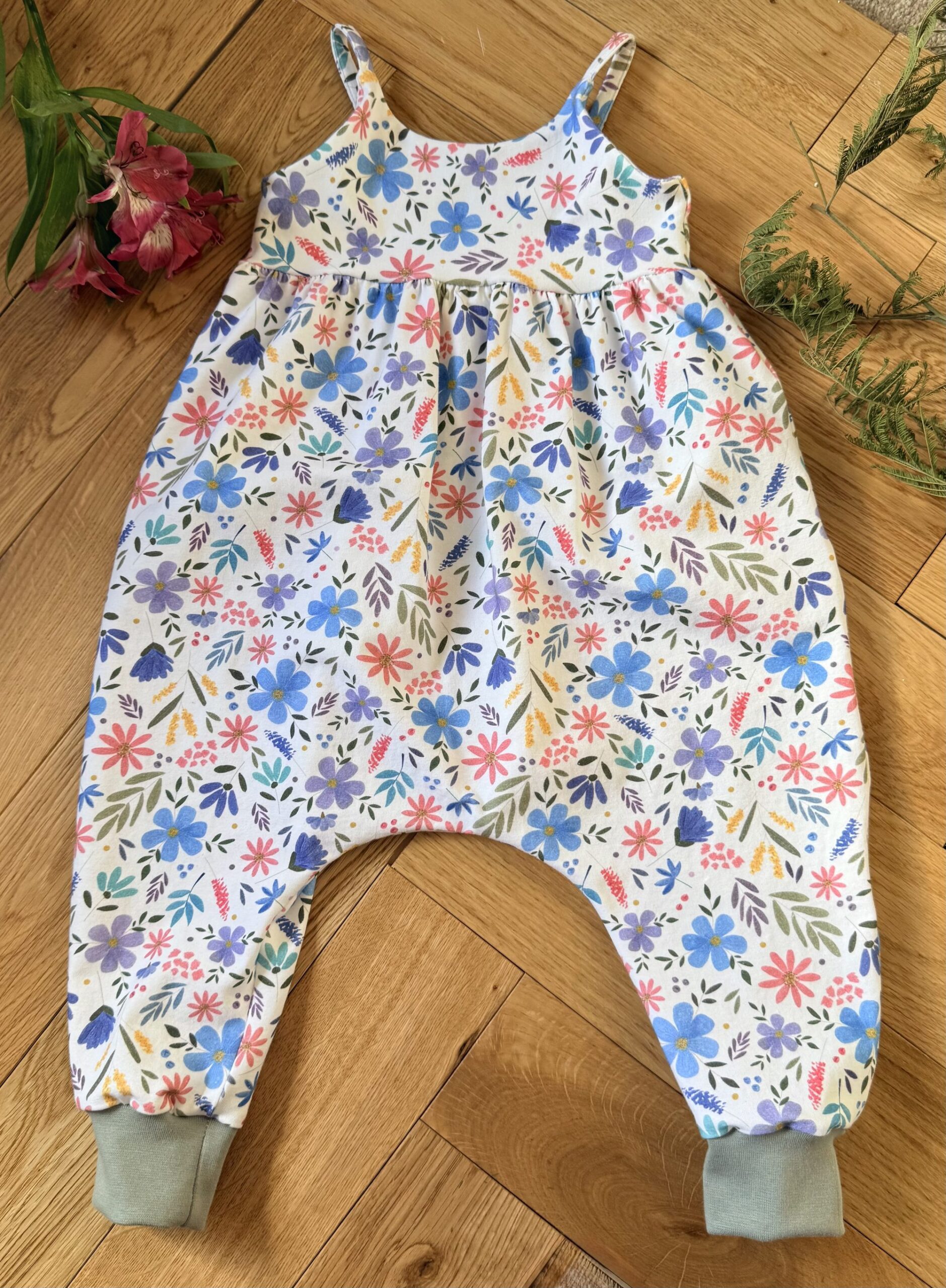 Rabbit & Hare Meadow Collection Tulip Romper - Organic baby clothing UK